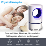 Portable USB Mosquito Killer Lamp | Safe, Silent & Chemical-Free Insect Trap for Home & Travel
