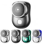 Mini Electric Razor for Men | Portable USB Rechargeable Shaver | Compact Travel Beard Trimmer with One-Touch Use