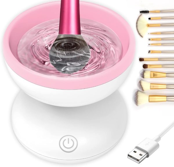 Electric Makeup Brush Cleaner USB Rechargeable