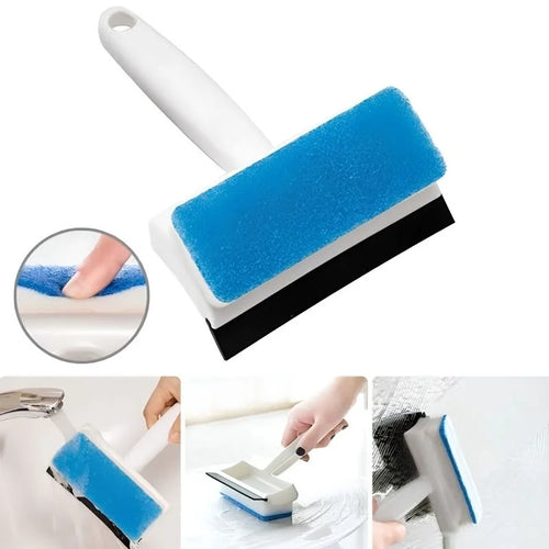 2-in-1 Foam Window Wiper and Glass Cleaner Squeegee