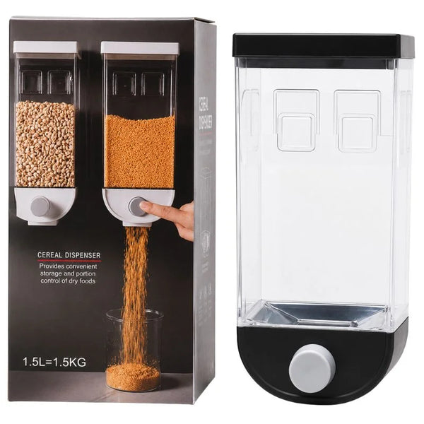 Wall Mounted 1.5L Cereal and Rice Dispenser