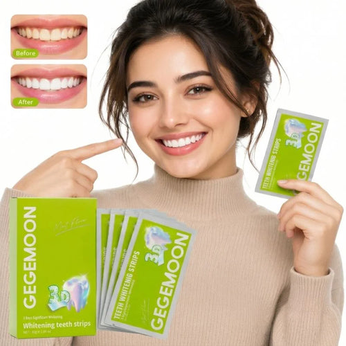 3D Teeth Whitening Strips 7 Pairs Mint Flavor