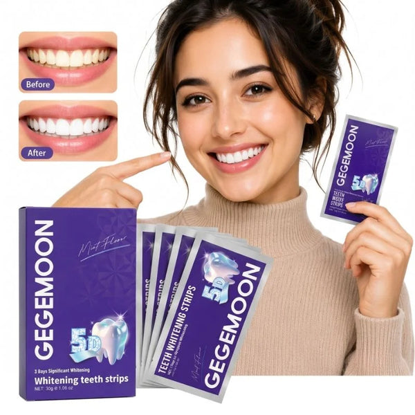 5D Teeth Whitening Strips 7 Pairs 5-Day Kit