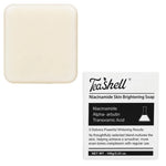 TeaShell Niacinamide Skin Brightening Soap | Face & Body Brightening Bar with Niacinamide, Alpha Arbutin & Tranexamic Acid | Deep Cleansing Formula | For Men & Women | 100g