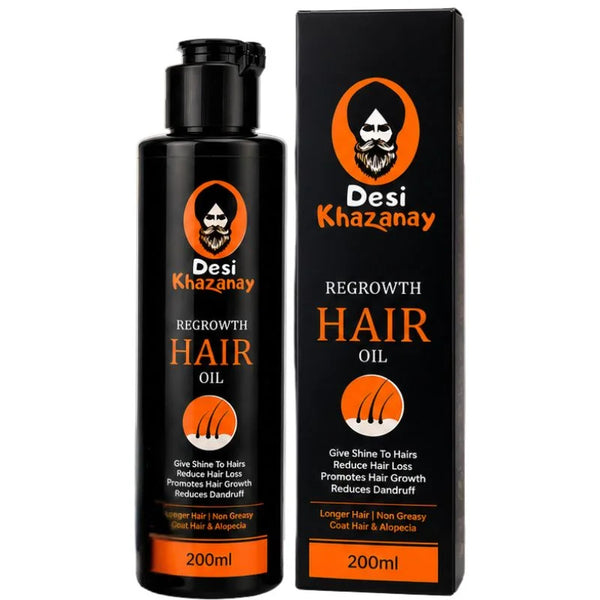 Desi Khazanay Herbal Hair Oil with 25+ Herbs