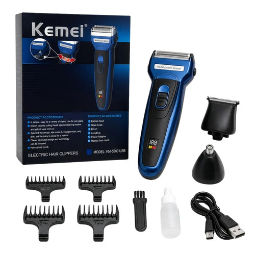 Kemei KM-5560 USB Electric Hair Clipper