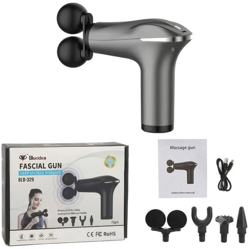 BLD-329 Rechargeable Massage Gun with LCD Display