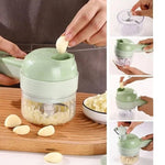 Electric Food Chopper & Vegetable Cutter | Multifunctional USB Rechargeable Food Processor | Chopping, Slicing, Grating & Grinding