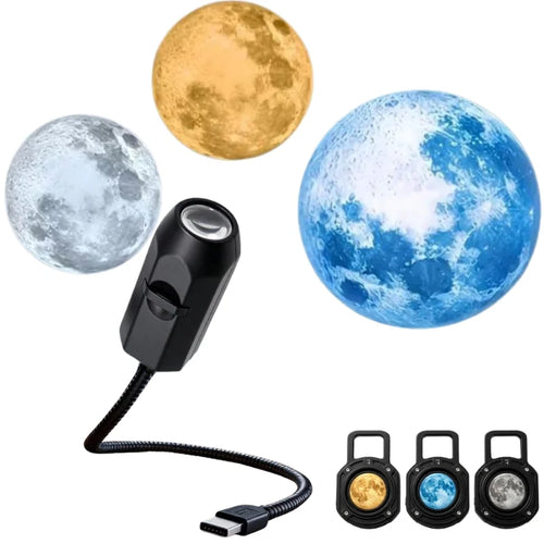 Moon and Earth Projection Lamp USB Atmosphere Light
