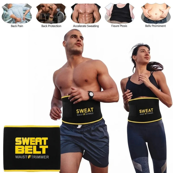 Waist trimmer belt for men and women workout