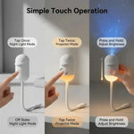 Galaxy Starry Sky Lamp Box | 2-in-1 Projector Night Light with 3  Projection Lenses | Built-in Night Light