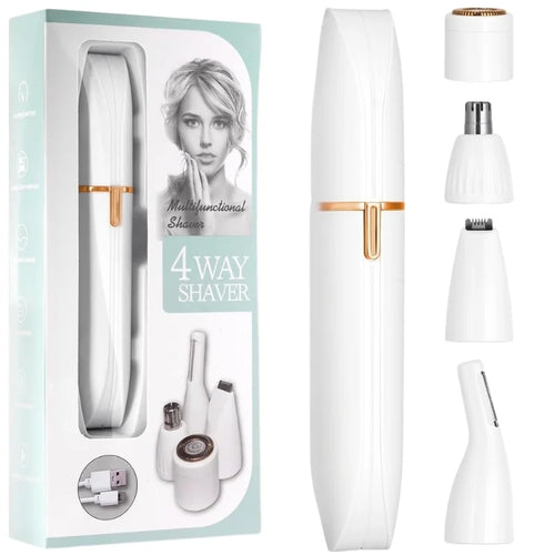 4-in-1 Rechargeable Electric Lady Shaver for Women